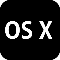 Os Osx Dark Engraving Svg Design, Free Vectors File